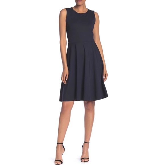 T Tahari Fit and Flare Dress - Picture 1 of 3
